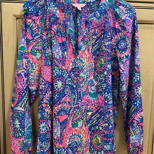 Lilly Pulitzer Elsa in Multi No-prob-llama Size Large